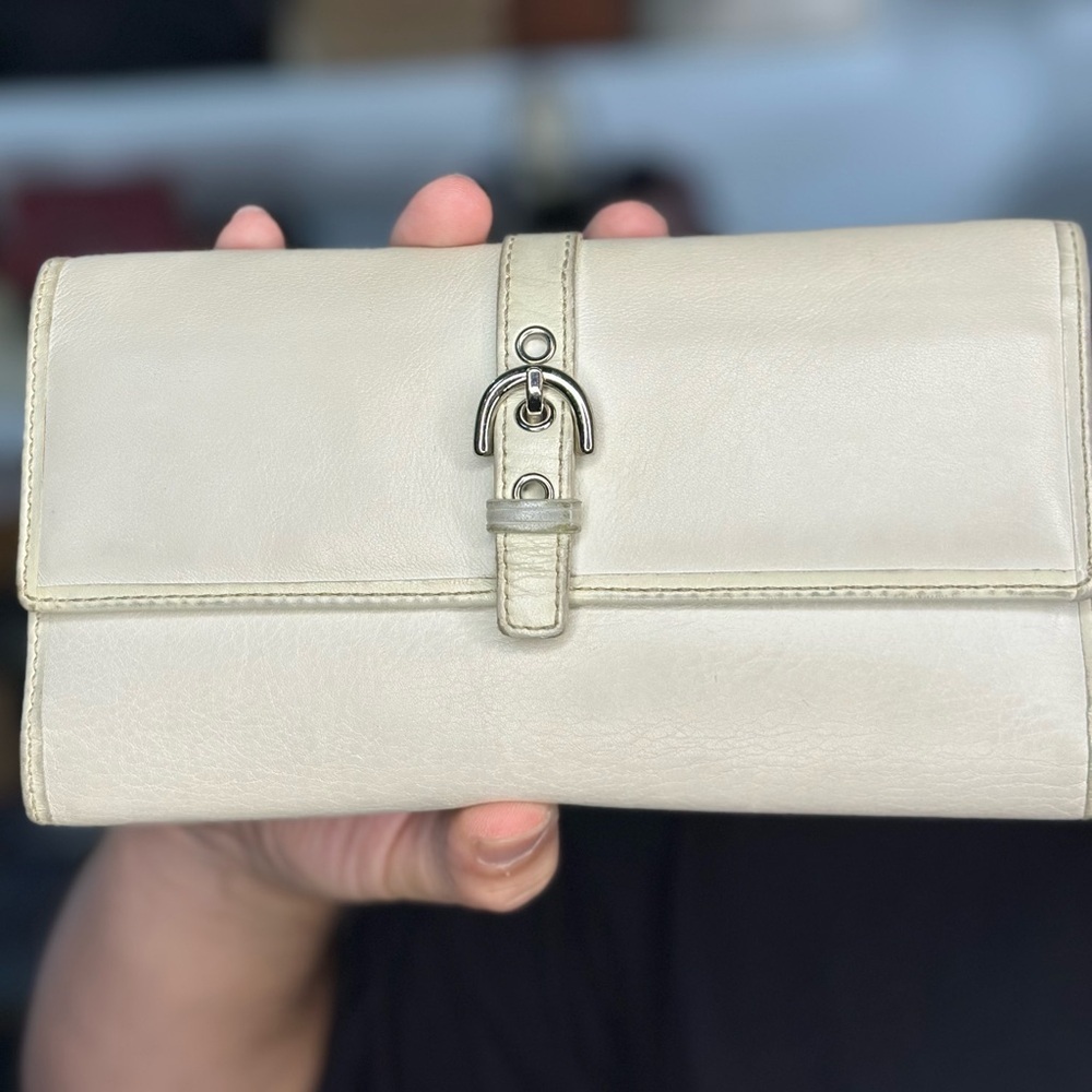 Coach Leather Long Wallet